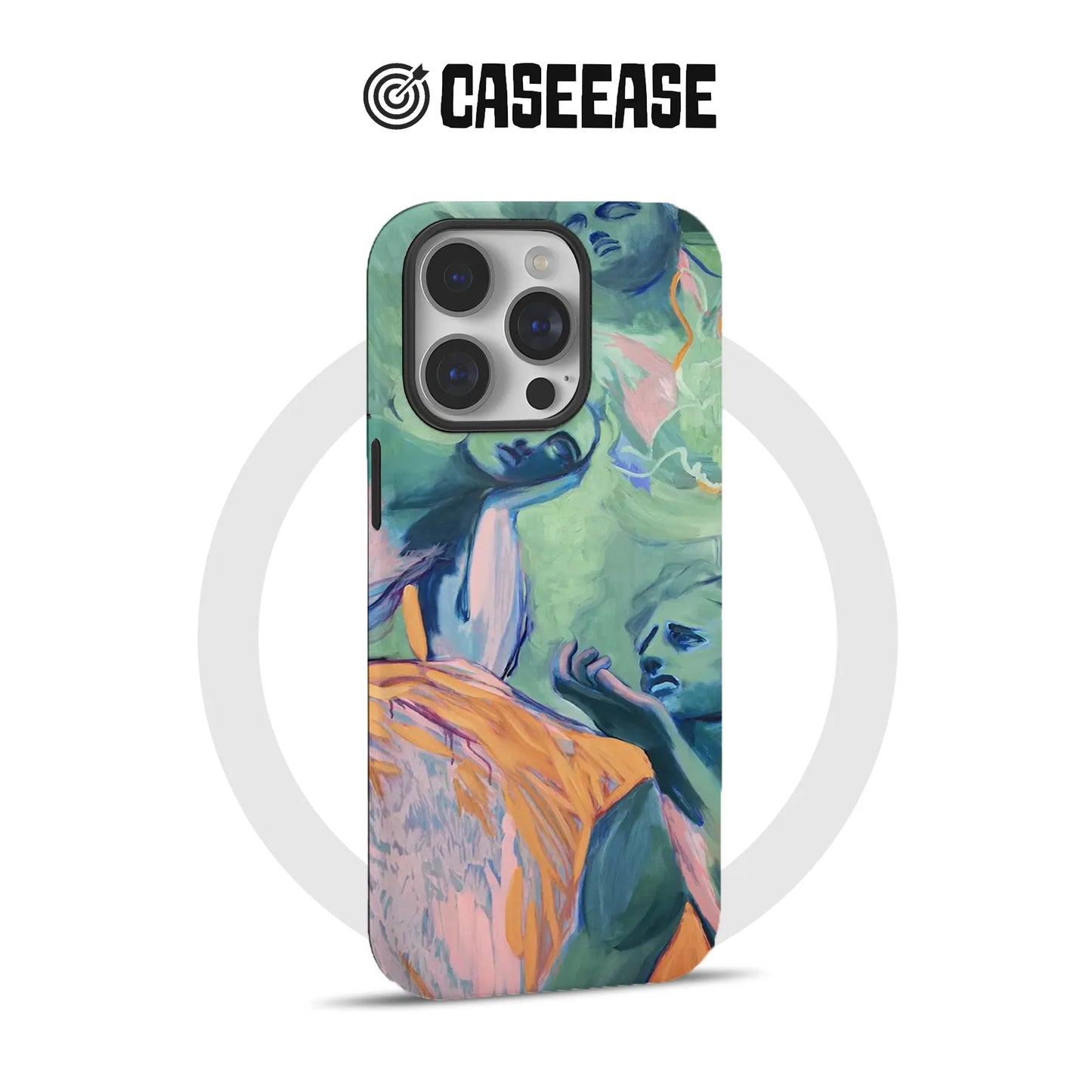 Funda de teléfono abstracta artística