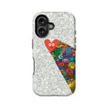Funda minimalista para iPhone con iluminación de corazón 