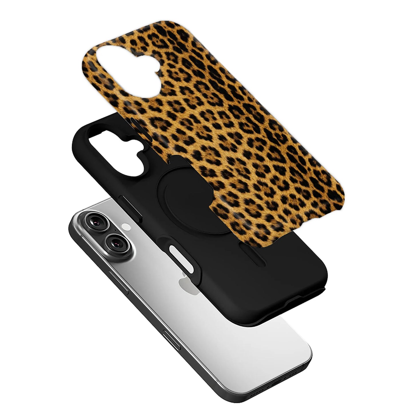 Luxurious Dark Brown Leopard iPhone Case – Sophisticated Style