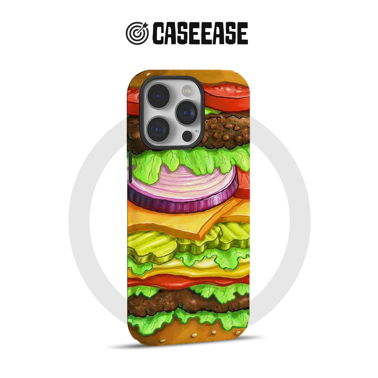 Hamburger Streetwear IPhone Phone Case - Premium Protective Phone Case - View 4