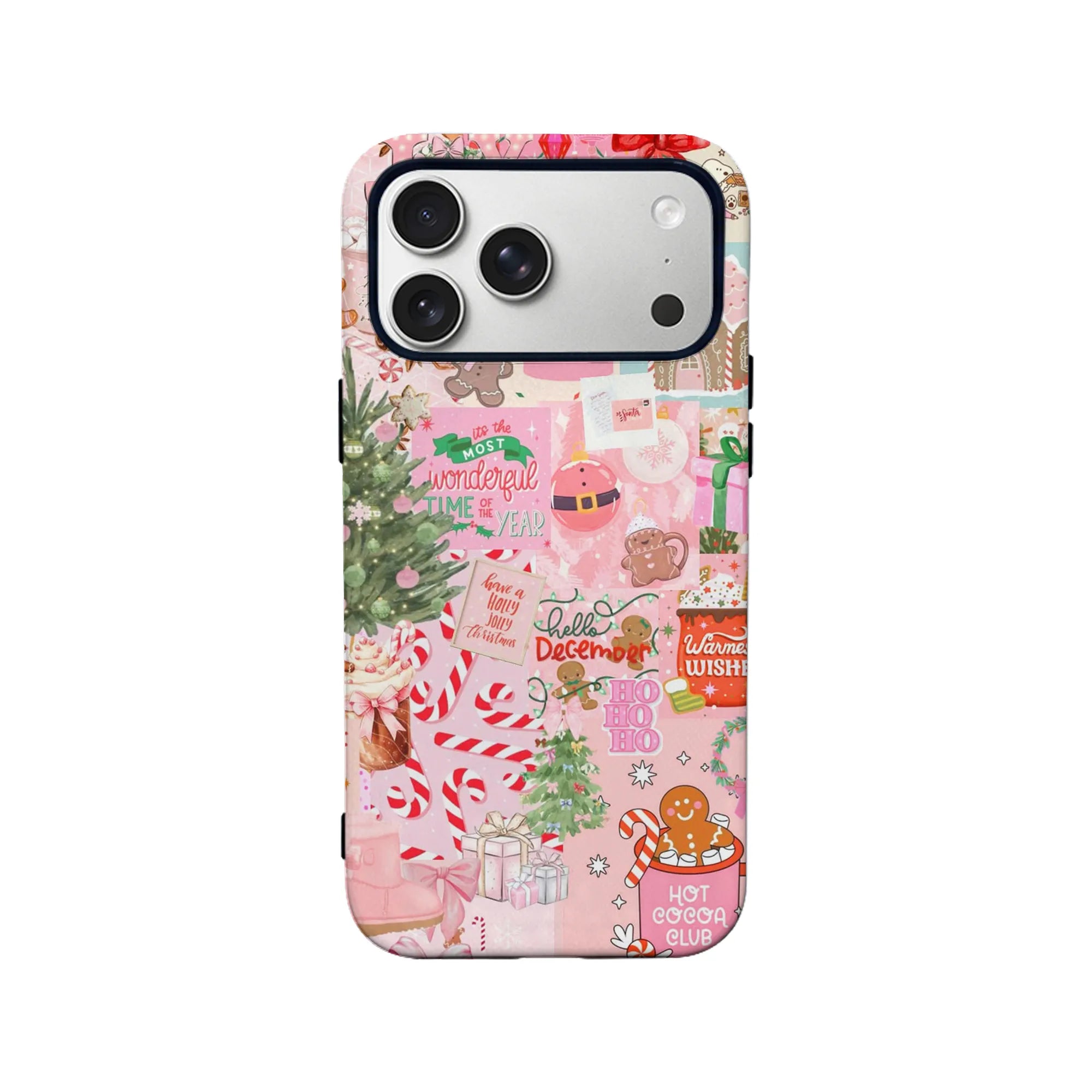 Festive Christmas Collage Phone Case
