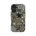 Funda artística para teléfono con diseño de noche estrellada