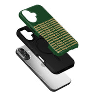Funda para teléfono "Good Things Are Comes" - Diseño verde motivacional