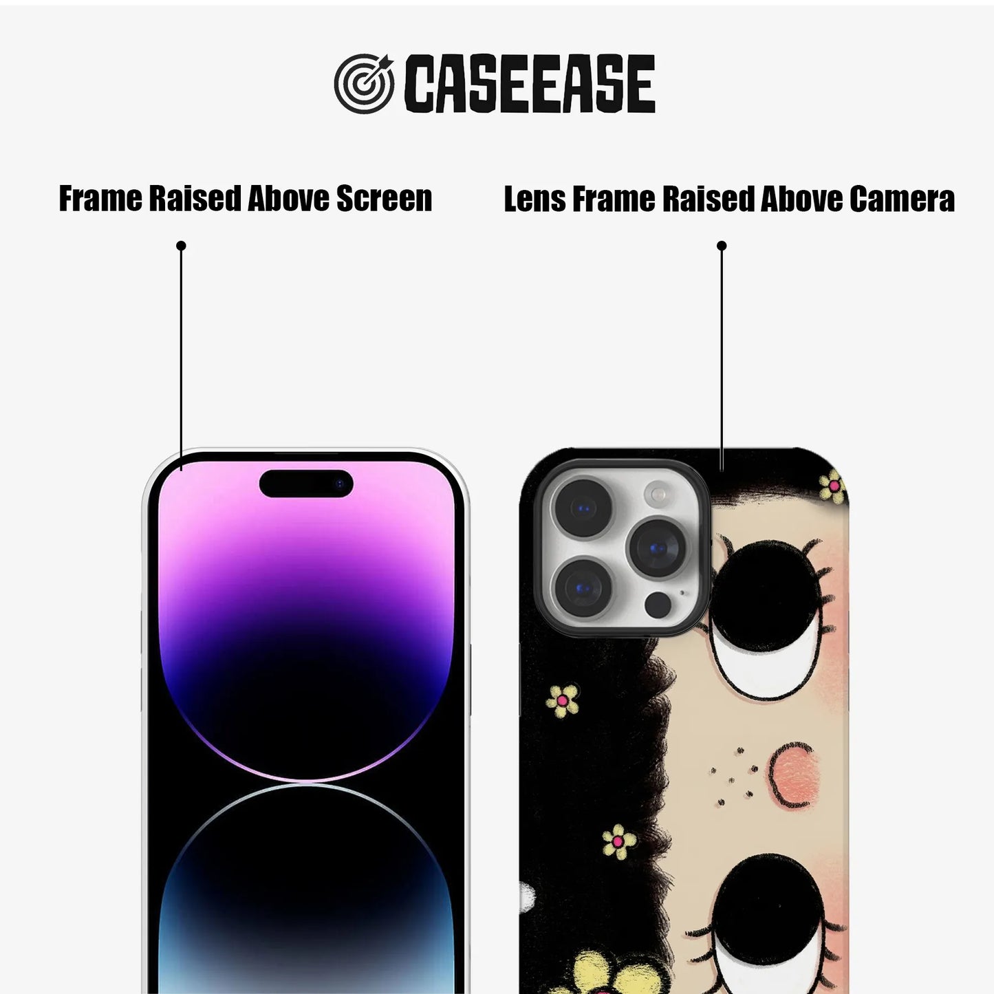 Cute Cartoon Face Phone Case