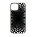 Holographic Chrome Phone Case for iPhone 15 Pro - Optical Illusion Design