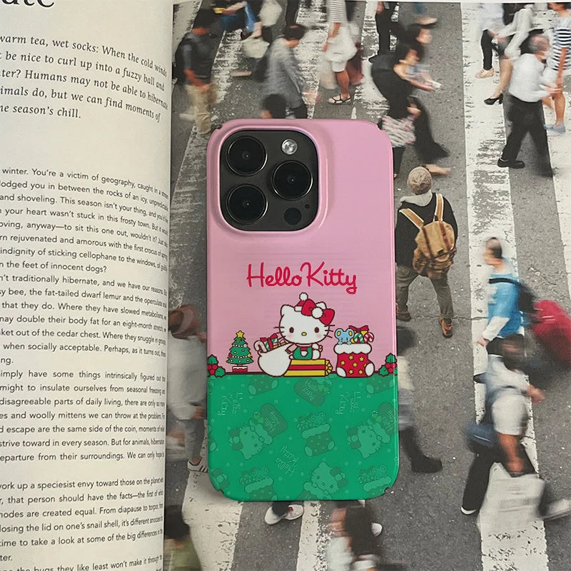Funda navideña de Hello Kitty: diseño festivo y adorable 