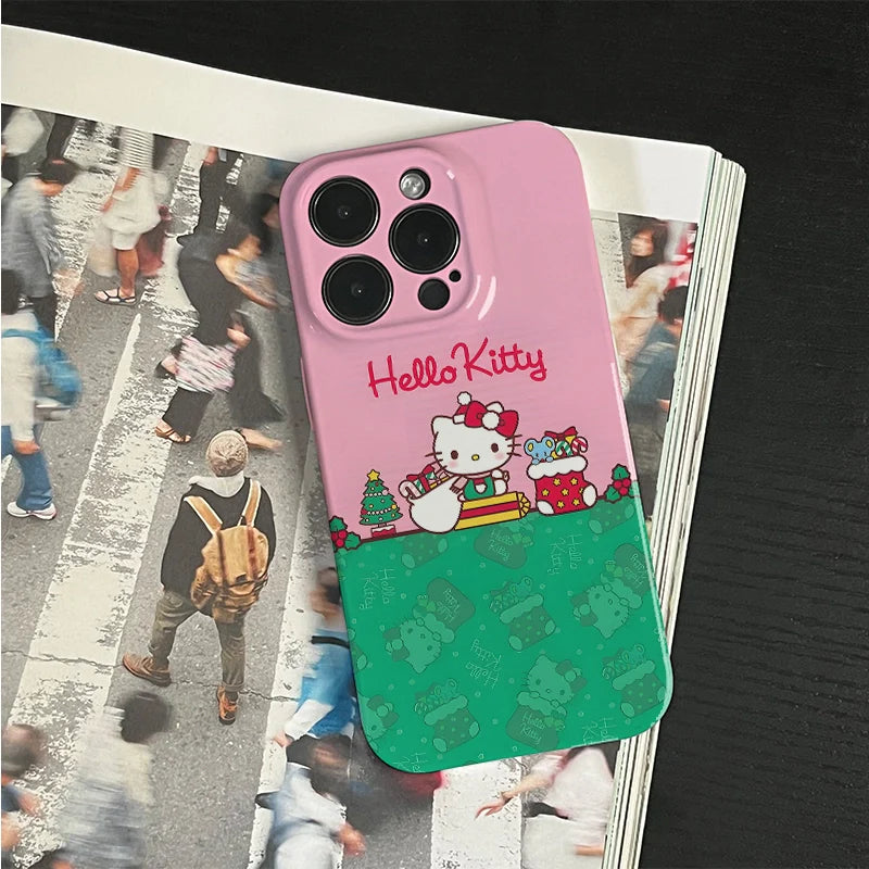 Funda navideña de Hello Kitty: diseño festivo y adorable 