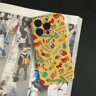 Funda para teléfono con diseño festivo de Navidad y Año Nuevo: diseño festivo colorido 