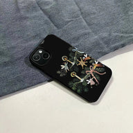 Funda para teléfono con adorno navideño de ángel: elegancia y protección festivas 