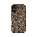 Vintage Line Floral Phone Case – Minimalist Elegance