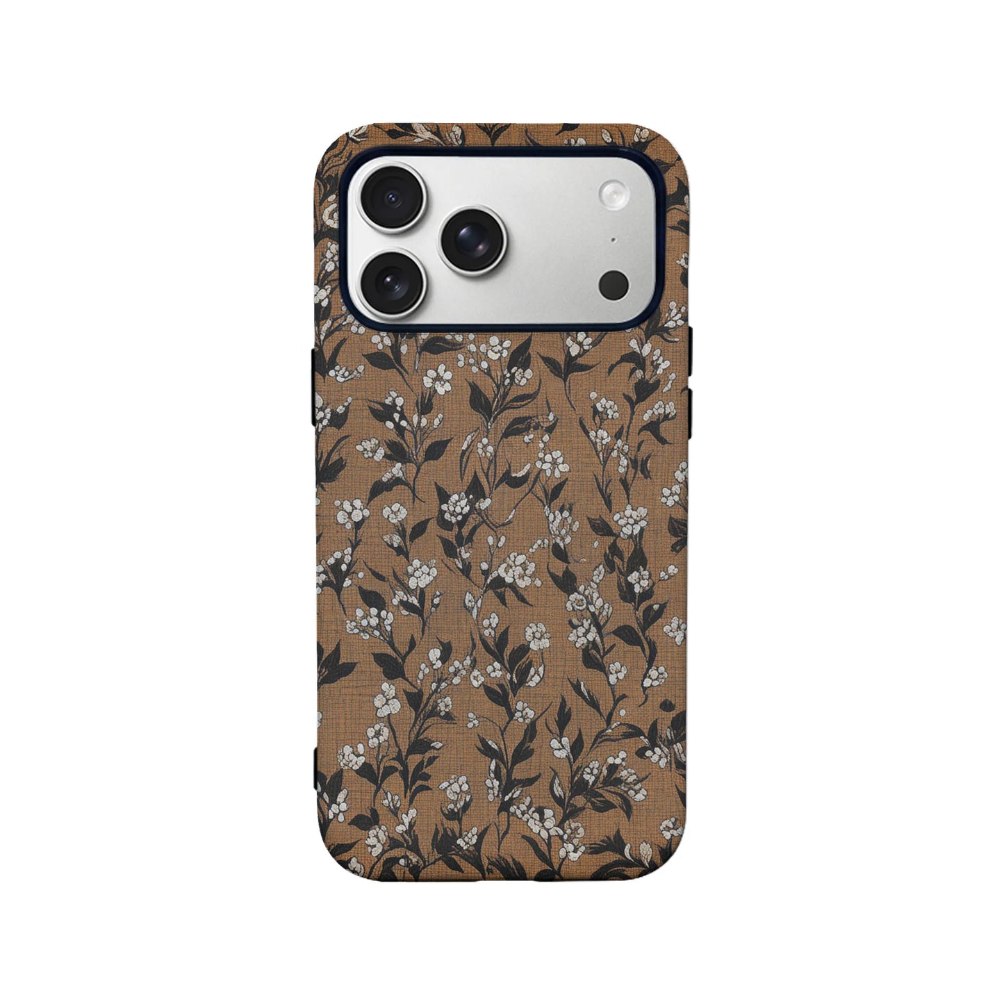 Vintage Line Floral Phone Case – Minimalist Elegance