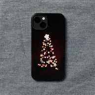 Funda para teléfono con diseño de árbol de Navidad: diseño festivo y minimalista 