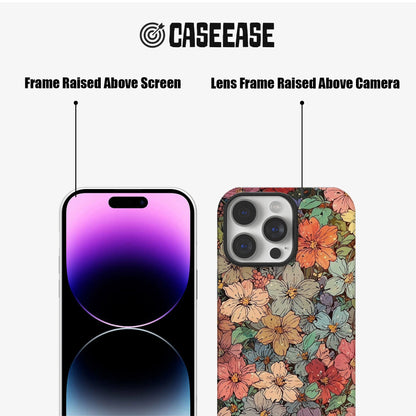 Blooming Garden Phone Case – Vibrant Floral Art Design