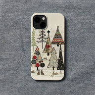Funda para teléfono con árbol de Navidad caprichoso 