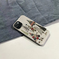 Funda para teléfono con árbol de Navidad caprichoso 
