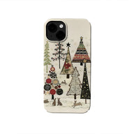 Funda para teléfono con árbol de Navidad caprichoso 