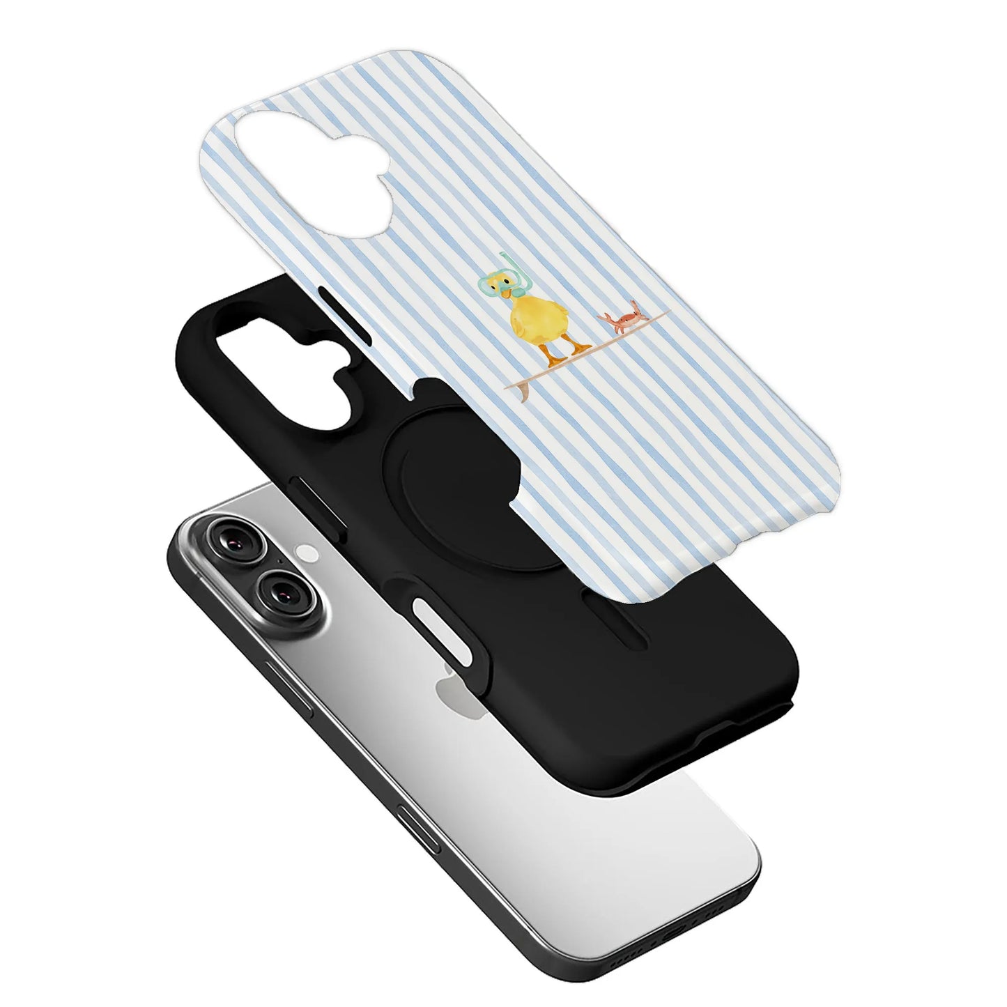 Cute Snorkeling Duck Phone Case