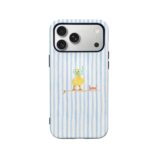 Cute Snorkeling Duck Phone Case