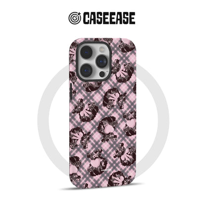 Cute Pink Pudding Bow Phone Case