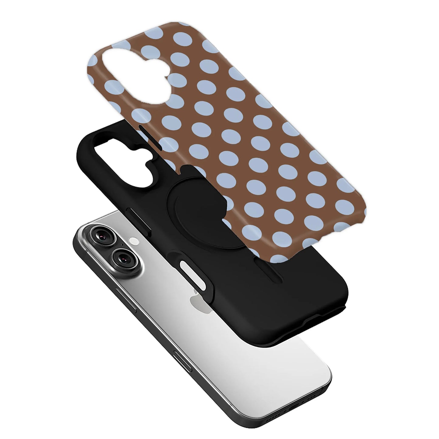 Stylish Brown Dot Phone Case
