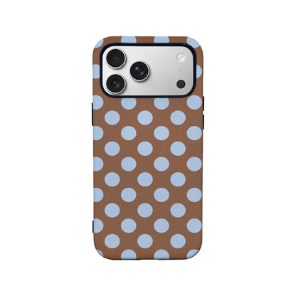 Stylish Brown Dot Phone Case