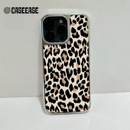 Funda holográfica de leopardo para iPhone 14 Pro: elegante diseño con estampado animal