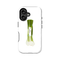 Minimalist Green Onion Phone Case – Fresh and Natural Design