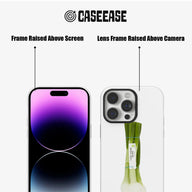 Funda minimalista para teléfono con diseño de cebolla verde: fresca y natural