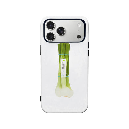 Minimalist Green Onion Phone Case – Fresh and Natural Design