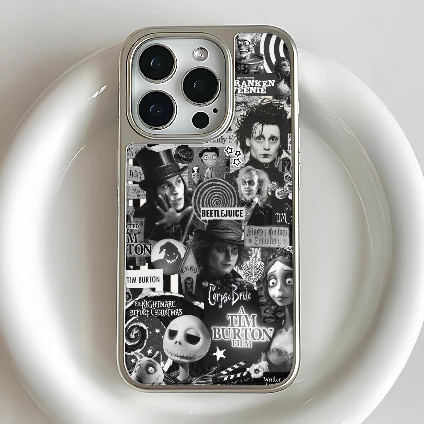 Holographic Chrome Phone Case - Tim Burton Collection