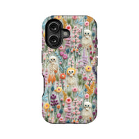 Skeleton Floral Pattern Phone Case
