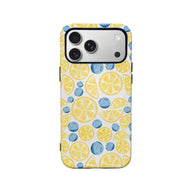 Funda para teléfono con cítricos y bayas: diseño brillante y alegre