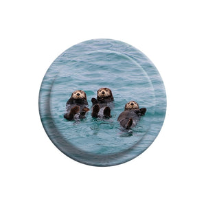 Adorable Sea Otters Floating Phone Grip & Stand - Cute Animal PopSocket Style