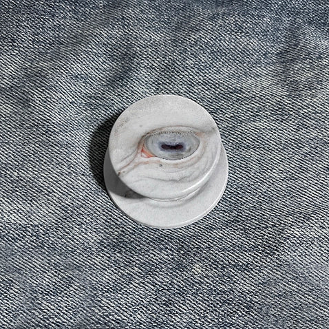 Intense White Horse Eye Close-up Phone Grip & Stand - Unique Animal Art Holder