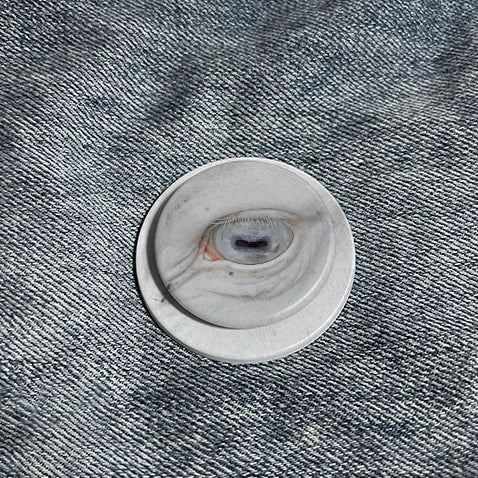 Intense White Horse Eye Close-up Phone Grip & Stand - Unique Animal Art Holder