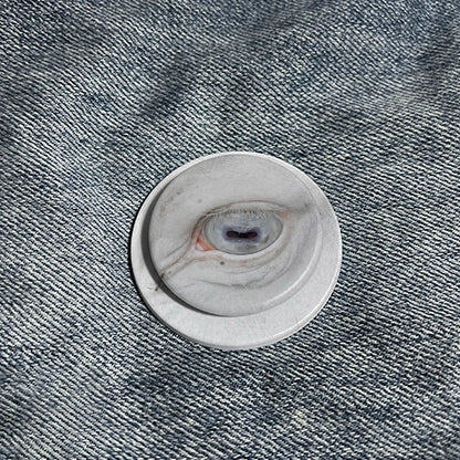 Intense White Horse Eye Close-up Phone Grip & Stand - Unique Animal Art Holder