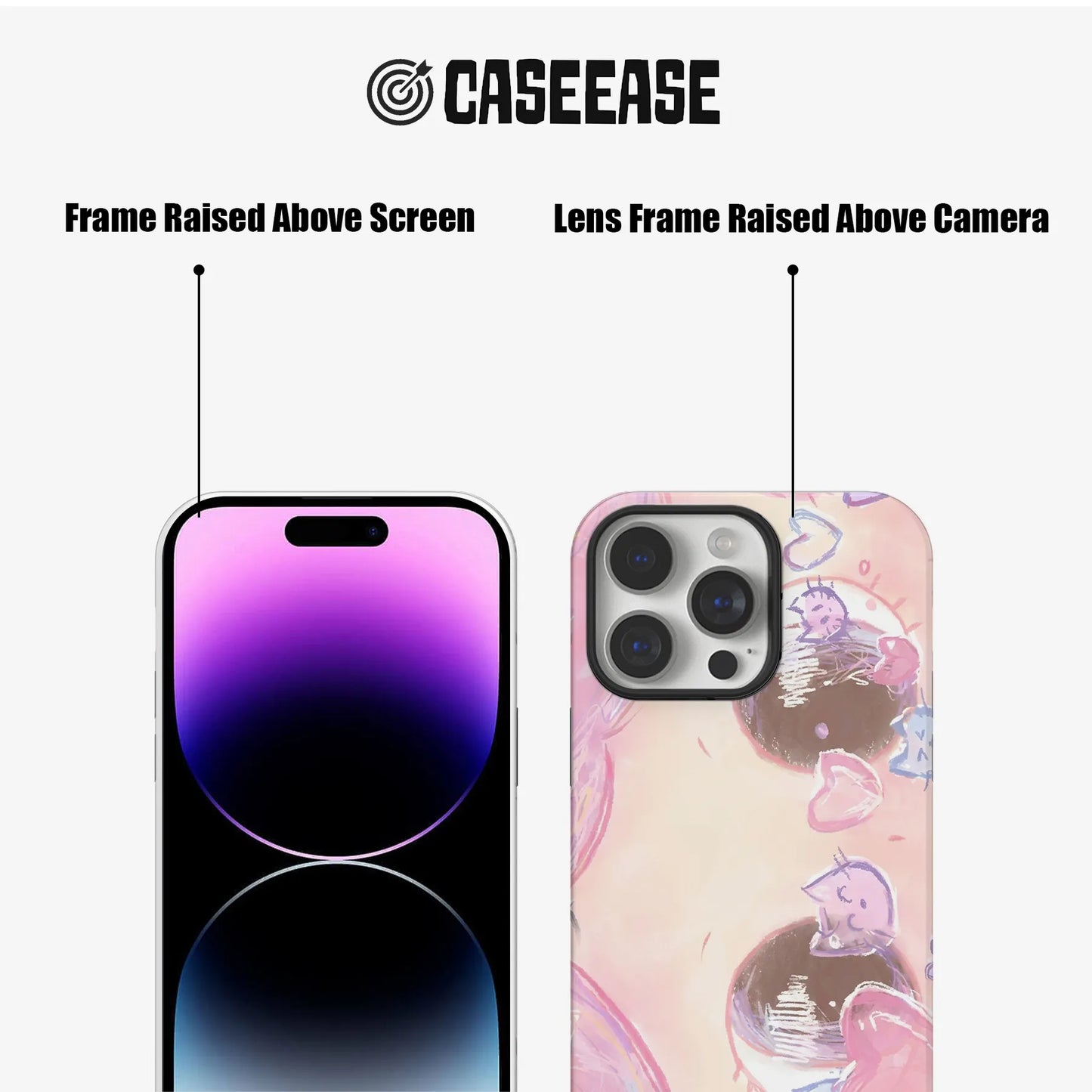 Cute Cat Love Phone Case