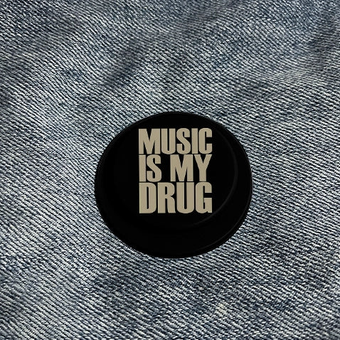 "MUSIC IS MY DRUG" Phone Grip & Stand - Music Lover PopSocket Style Holder
