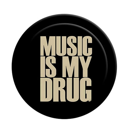 "MUSIC IS MY DRUG" Phone Grip & Stand - Music Lover PopSocket Style Holder