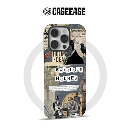 Funda de teléfono vintage de Sherlock Holmes