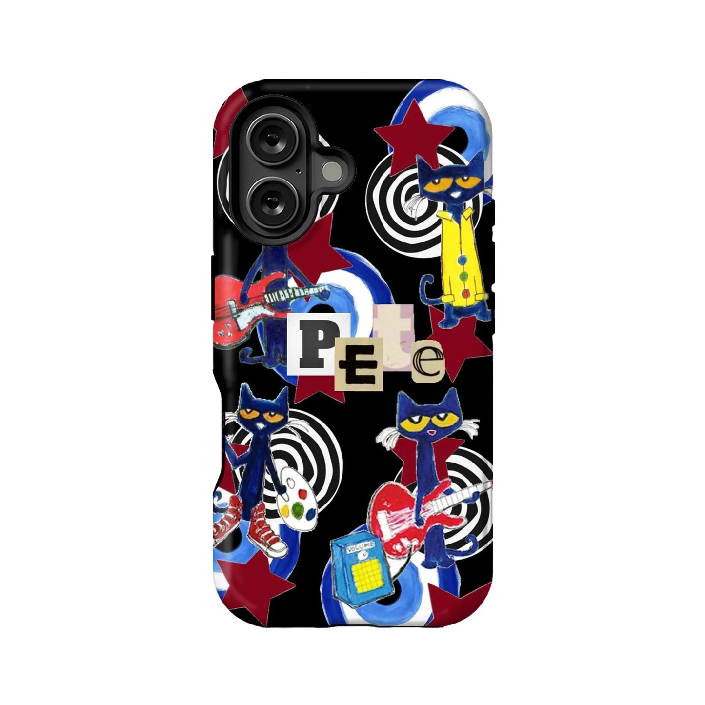 Pete the Cat Rock Star Phone Case
