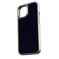 Holographic Chrome Phone Case for iPhone 15 Pro - Starry Night Design