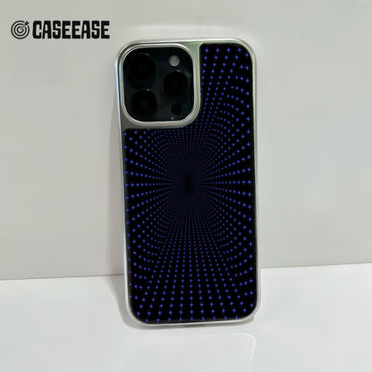 Holographic Chrome Phone Case for iPhone 15 Pro - Starry Night Design