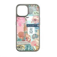 Funda para teléfono con temática oceánica: diseño costero vibrante y protección