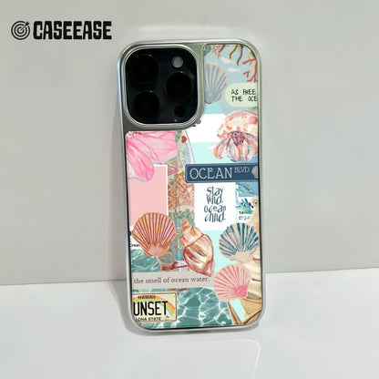 Funda para teléfono con temática oceánica: diseño costero vibrante y protección