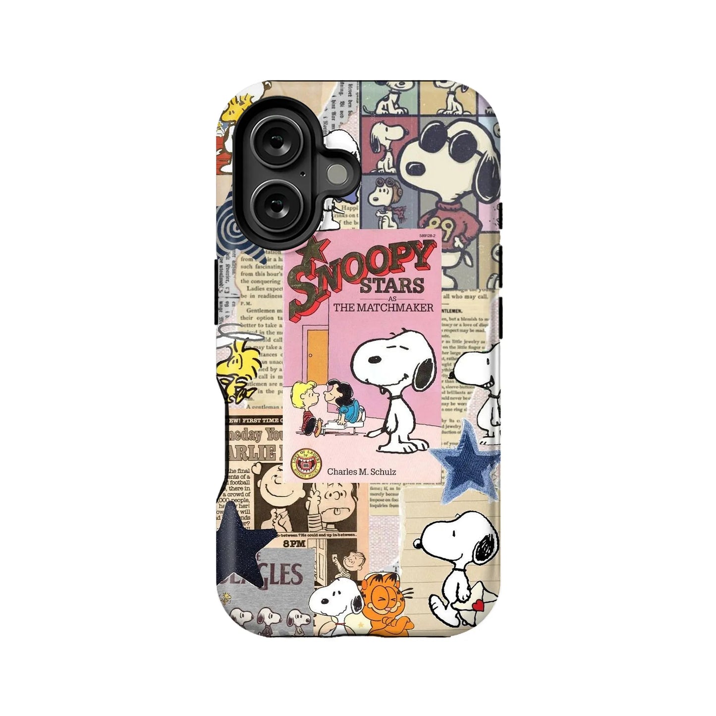 Funda para teléfono Snoopy Matchmaker: diseño divertido y colorido