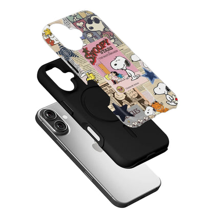 Funda para teléfono Snoopy Matchmaker: diseño divertido y colorido