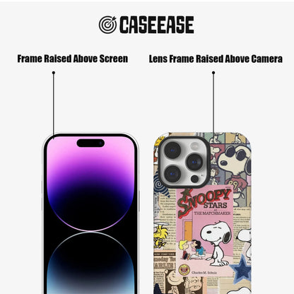 Funda para teléfono Snoopy Matchmaker: diseño divertido y colorido