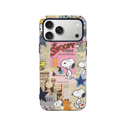 Funda para teléfono Snoopy Matchmaker: diseño divertido y colorido