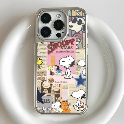 Snoopy Cartoon Collage Phone Case - Fun & Quirky Design